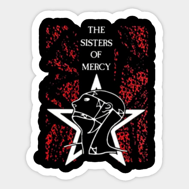 THE SISTERS OF MERCY MERCH VTG Sticker by Mayacali Art